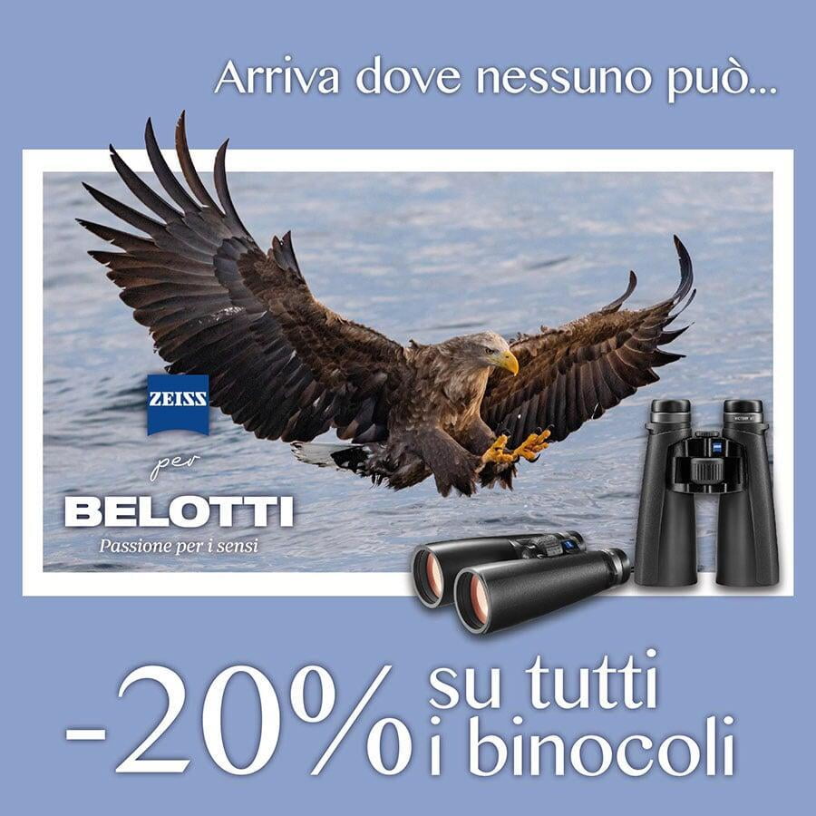 Dal 1 Luglio 20% di sconto su tutti i Binocoli Zeiss